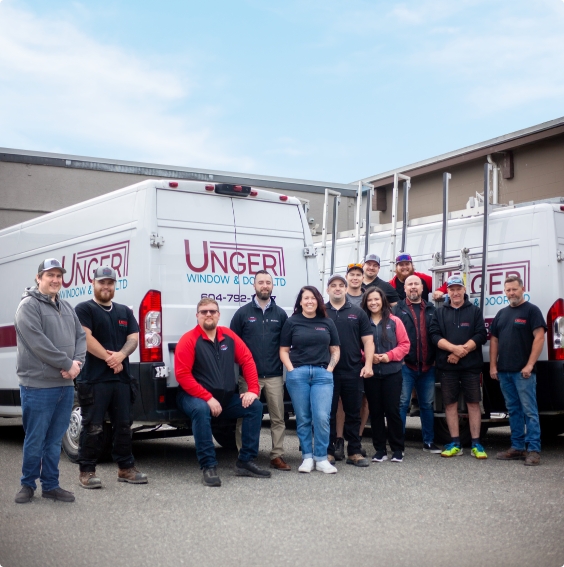 Unger Window & Door team providing residential window replacement services